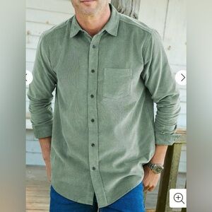 Cotton Traders Corduroy Men’s Button Down size XL